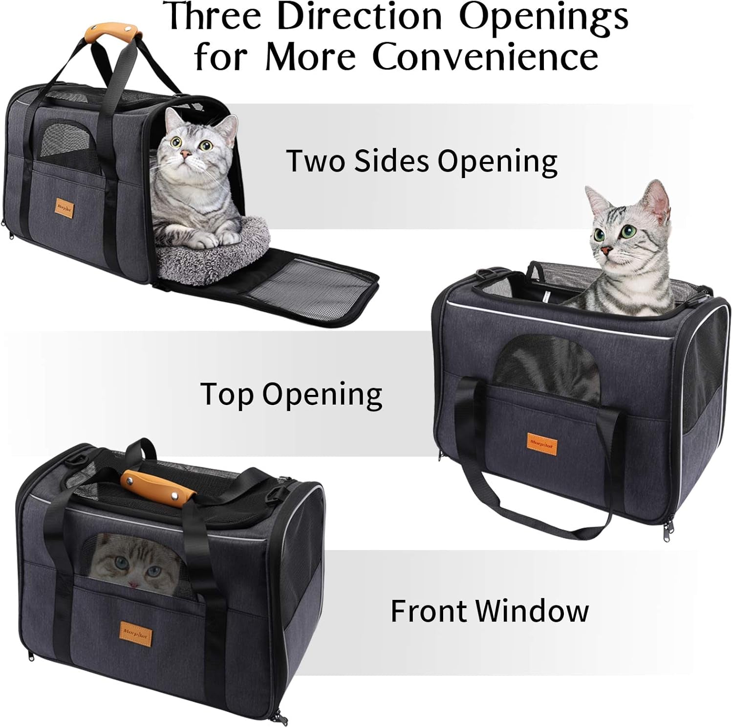 Portable Pet Carrier Bag for Cats and Small Dogs