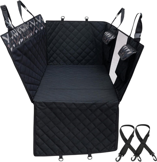 Car Seat Cover for Dogs with Hard Bottom as a Hammock Bridge for Pets Travel